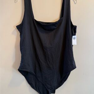 Old Navy Chic Black Sleeveless Bodysuit
